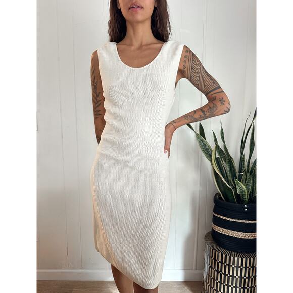 Vintage lewmagram Knit Sweater Dress Size Large - Picture 1 of 2
